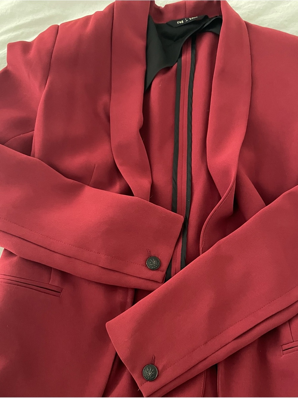 rag & bone red blazer - Picture 2 of 7